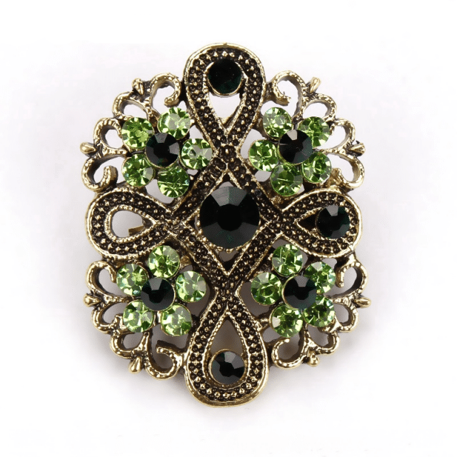 Broche Cristal - Vintage - Excellent état - Sans Marque